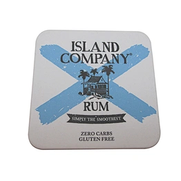 Logo Printing Customized High Quality Paper Coaster Wholesale Low MOQ Paper Cup Pad